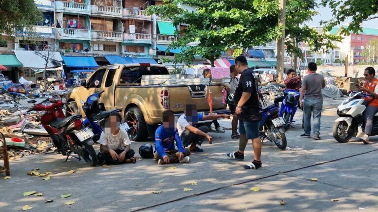 Police raid in Pattaya nets eight arrests in drug den bust