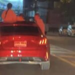 Russian man arrested in Phuket for reckless driving with kids exposed | Thaiger