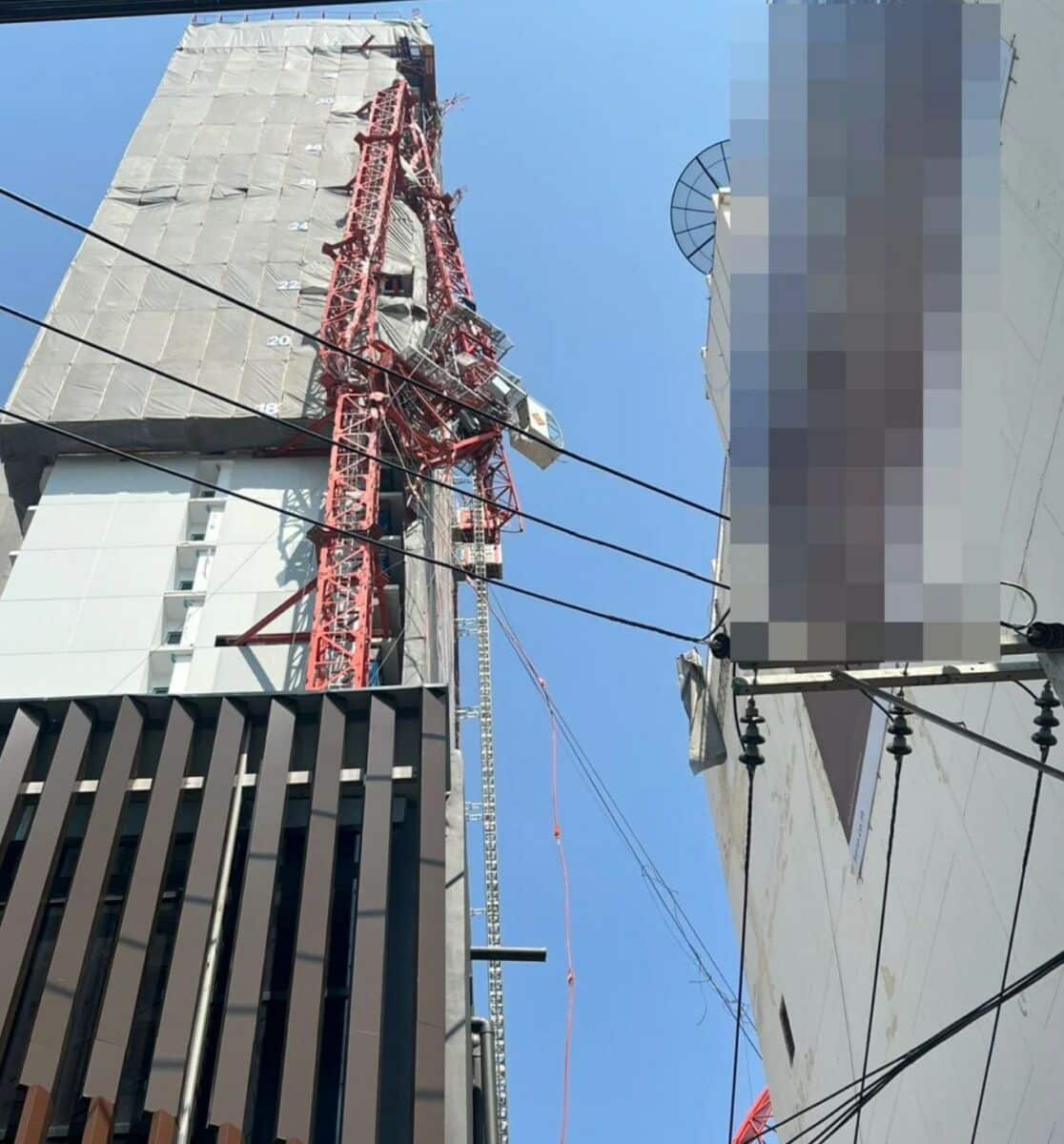 Fatal fall: Crane operator dies in Bangkok earthquake | News by Thaiger
