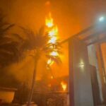 Fire ravages famous Suphan Buri café, no injuries reported | Thaiger