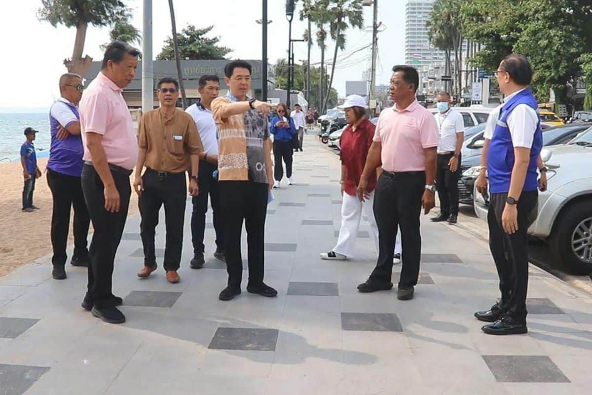 Jomtien Beach revamp nears completion, flooding fix underway