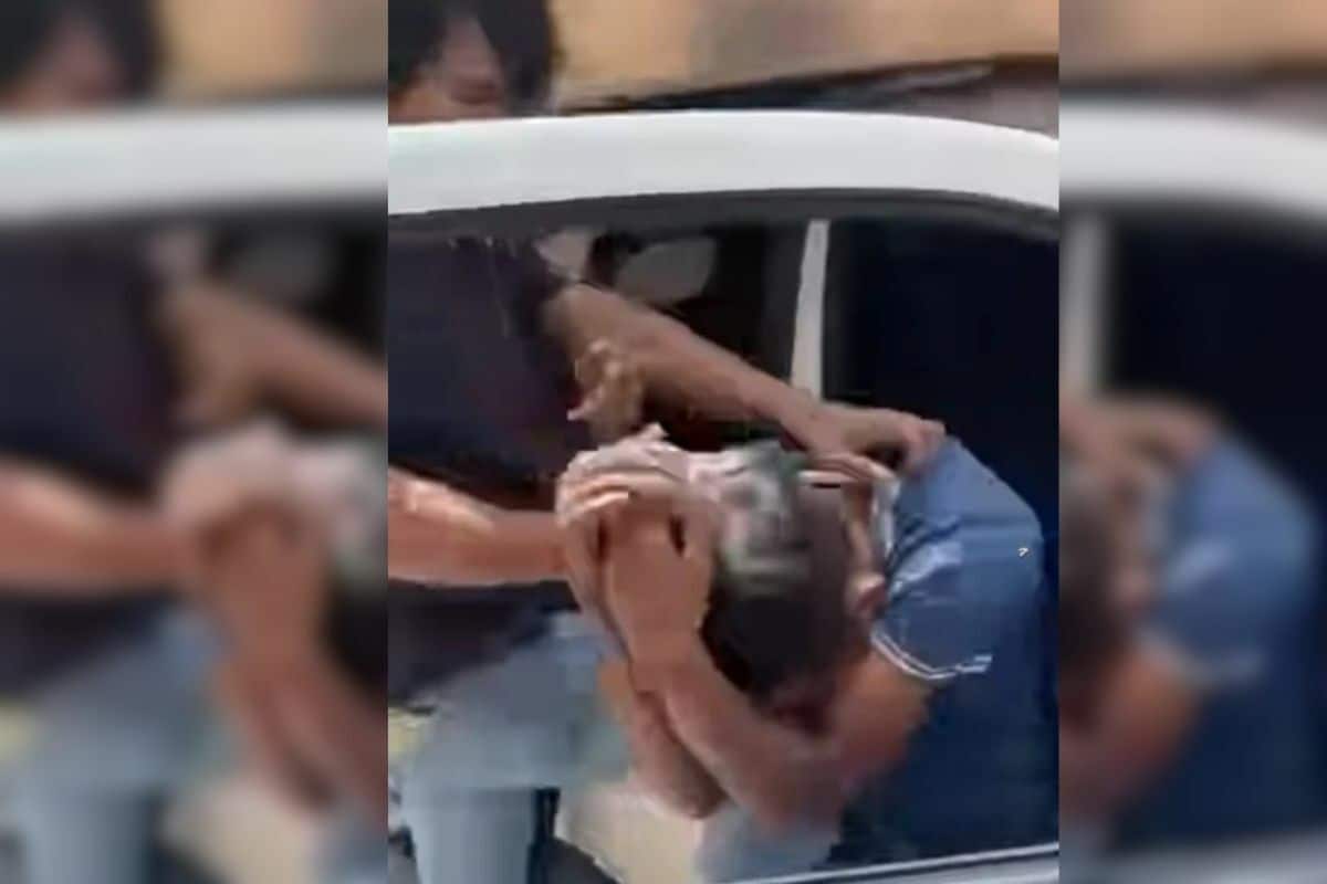 Patong road rage: Pickup driver brutally attacks motorist