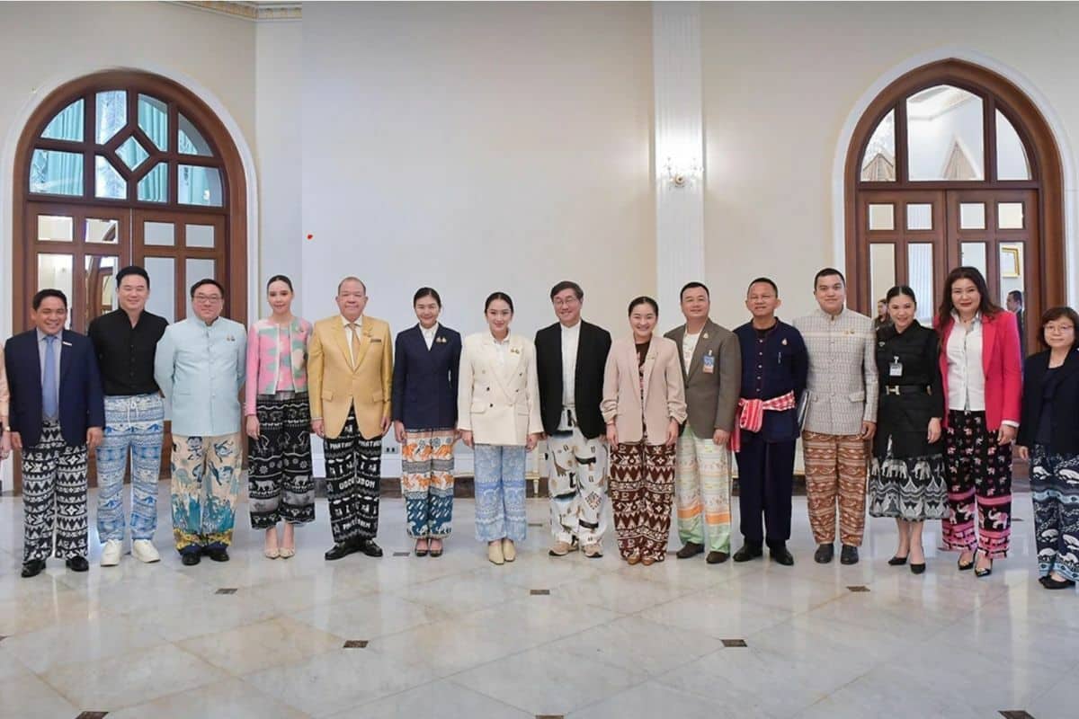 PM Paetongtarn asks Thais to don elephant pants for Songkran