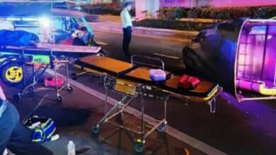 Fast and furious: Bangkok tuk tuk race ends in crash, 3 injured