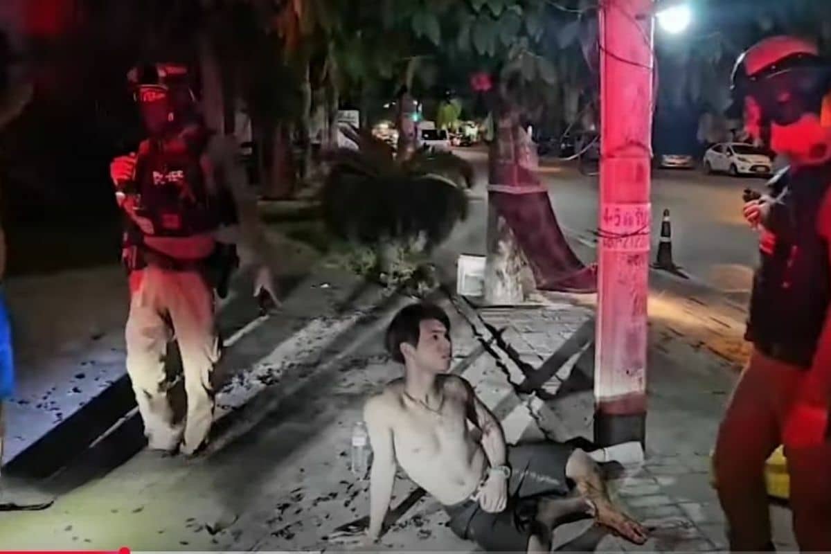 Cambodian slashed in Pattaya over cigarette smoke dispute (video)