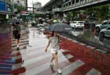 Heavy rain and hail hit Thailand amid summer storm