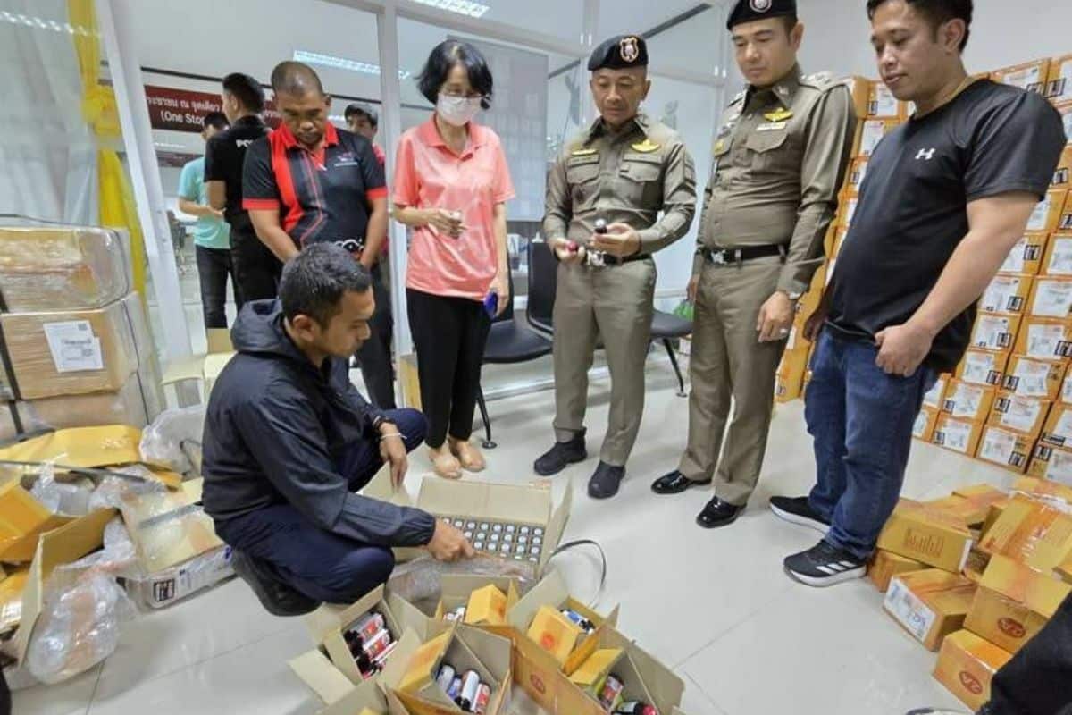 Over 10,000 bottles of cough syrup seized in Phuket drug raid