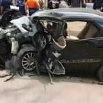 Deadly crash horror: Sedan ploughs into pickup in fiery Loei smash