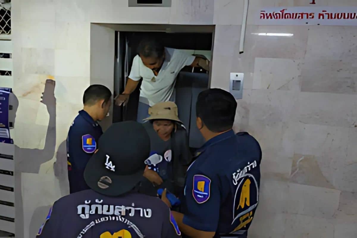 3 workers trapped for over an hour in Pattaya elevator horror | News by Thaiger