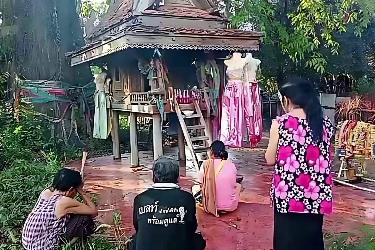 Uthai Thani locals flock to ancient tree for lottery luck