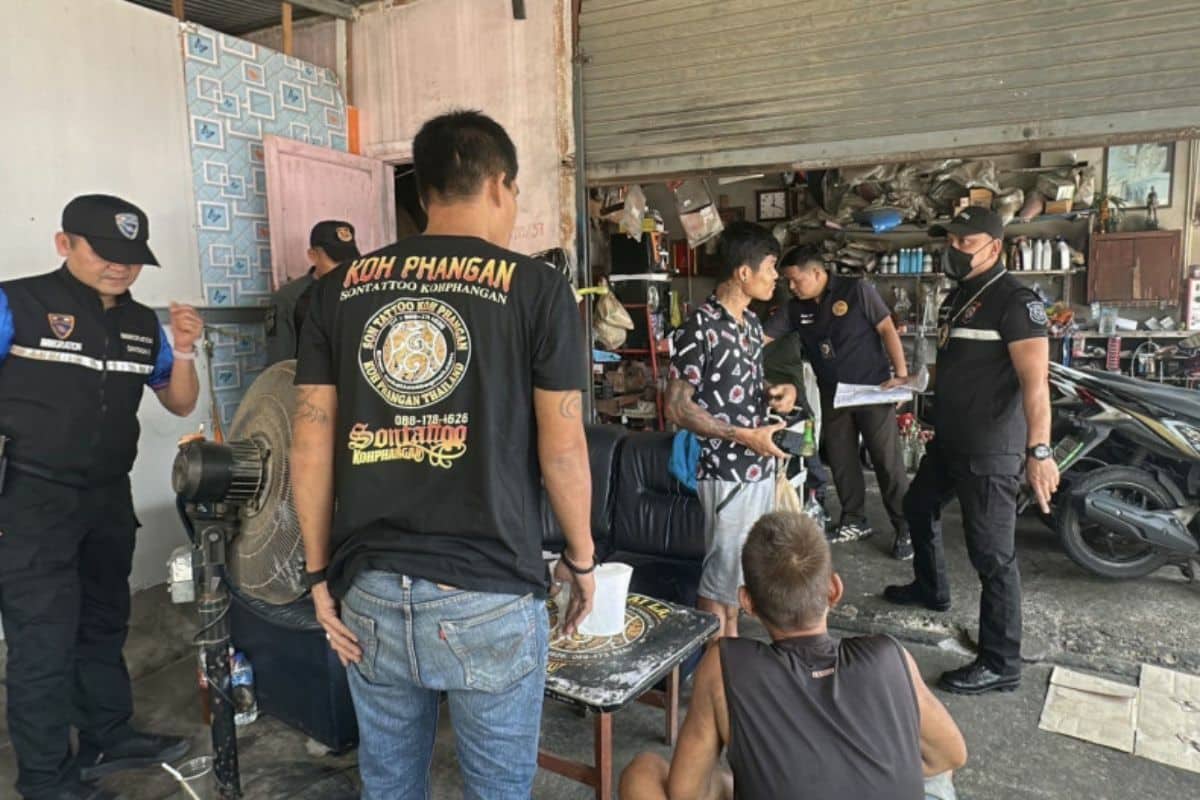 Myanmar nationals arrested for illegal business on Koh Phangan