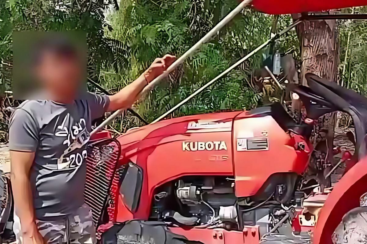 Tractor traction: Uthai Thani cops defend noisy farmer’s arrest