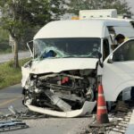 YouTuber’s van collides with truck, injuring seven in Nakhon Ratchasima