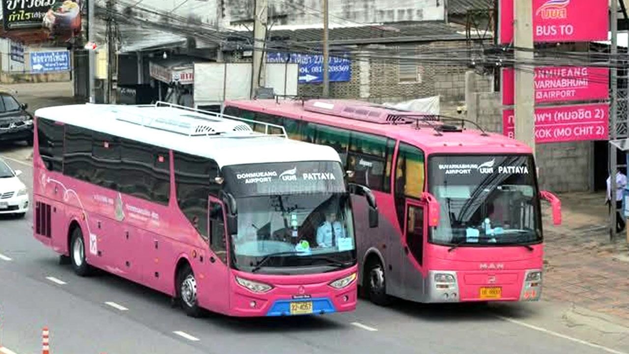 From pink to takeoff: Pattaya’s bus link to Bangkok takes off