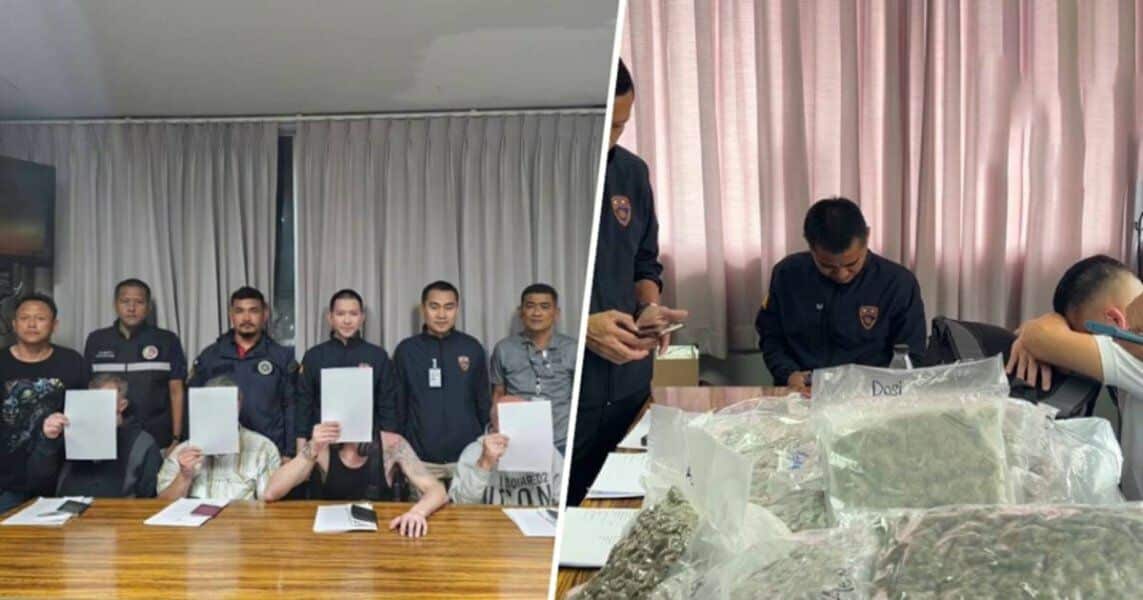 Dope busted: British nationals caught in Kho Samui cannabis caper