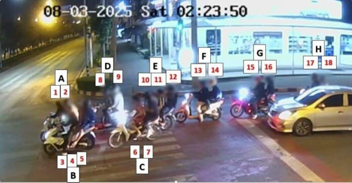 Eighteen teens arrested after Thonburi shooting near hospital