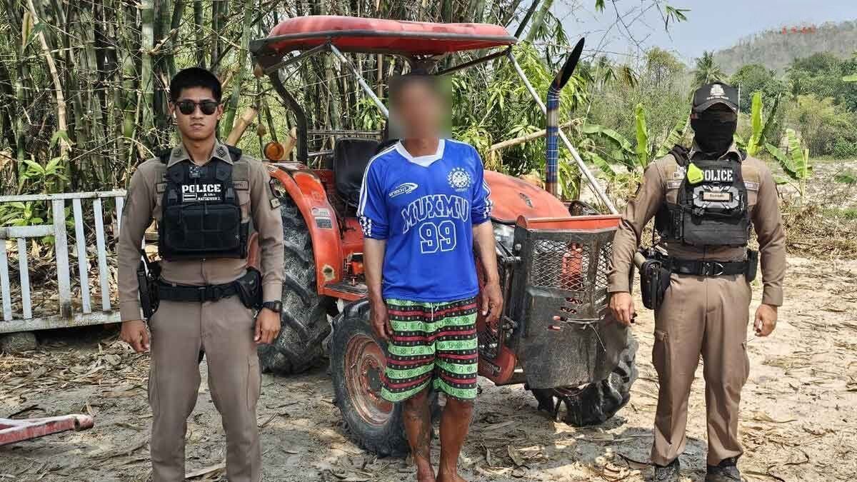 Tractor traction: Uthai Thani cops defend noisy farmer's arrest | News by Thaiger
