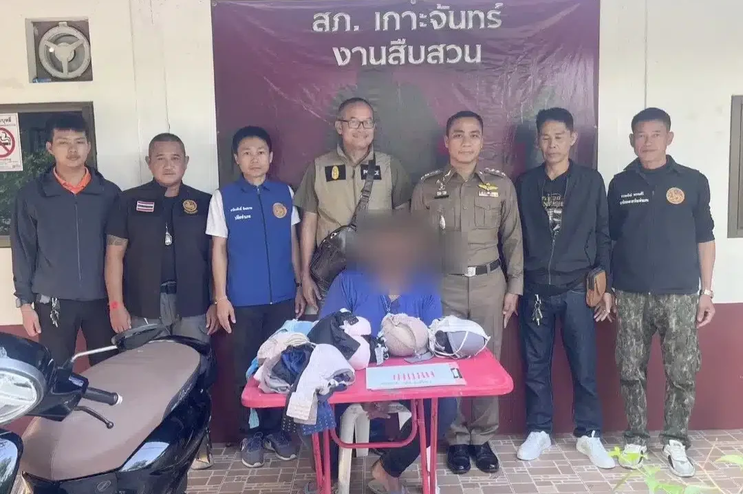 Brief encounter: Chon Buri thief caught with stolen underwear