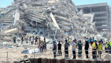 Bangkok tower collapses in deadly quake: 40 trapped in rubble