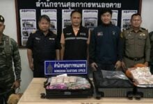 Two women detained at Nong Khai with millions in Thai banknotes