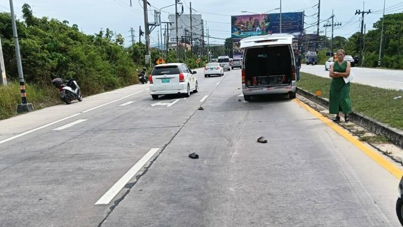 Two killed in Phuket motorbike and van collision near airport | News by Thaiger
