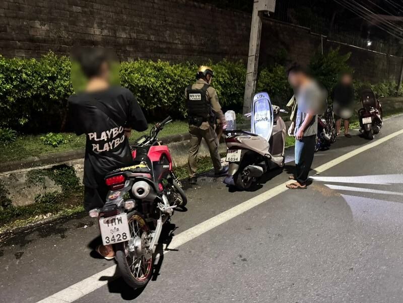 Teen racers busted in Phuket midnight police crackdown | News by Thaiger