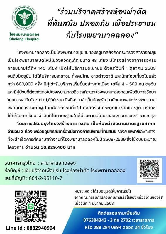 Phuket hospital seeks donations to build operating rooms | News by Thaiger
