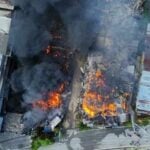 Fire in Ban Pong destroys over 20 rooms, no injuries reported