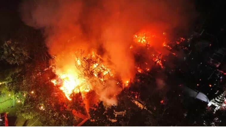 Fire breaks out at Chiang Mai's Dara Dhevi Hotel | News by Thaiger