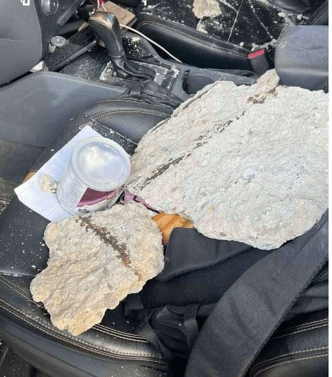 Cement block falls onto truck, driver injured on Rama II expressway | News by Thaiger