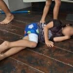 4 year old Thai girl accidentally shoots herself with pen gun