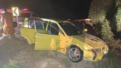Thai man kills wife on Buriram roadside before suicide attempt