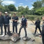 Body of wanted gunman who kills police found floating in river | Thaiger