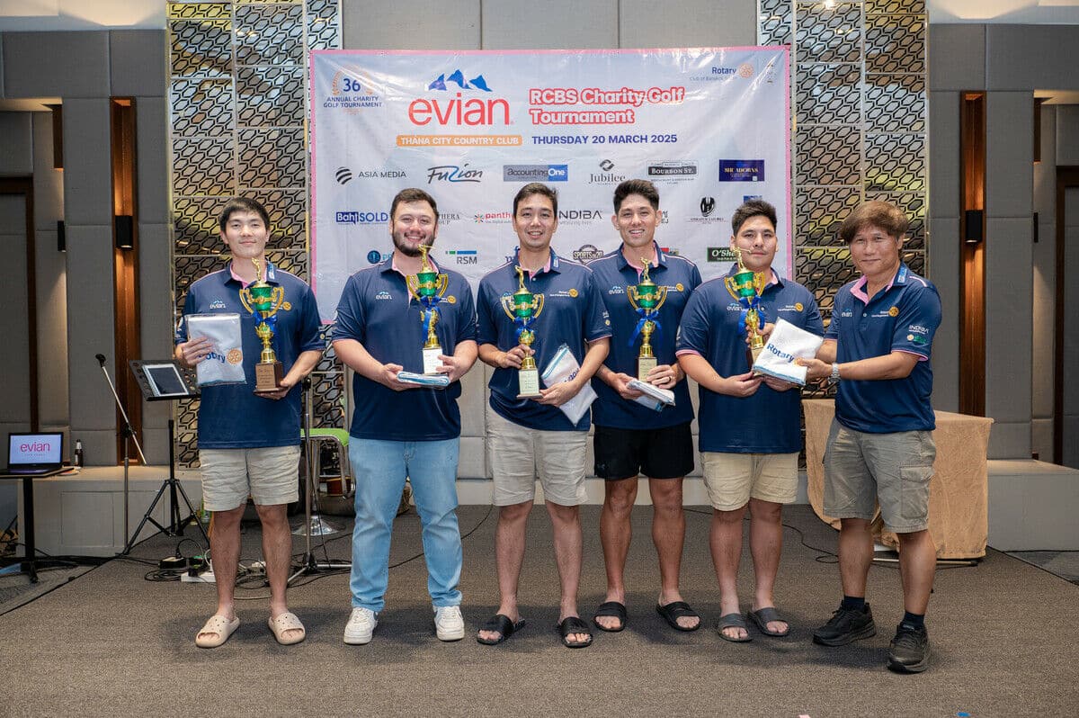 Rotary Club's golf tournament raises 700,000 baht for charity | News by Thaiger