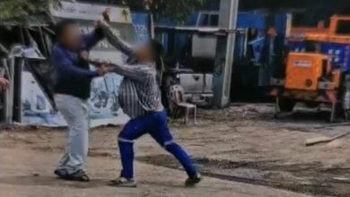 Trailer and pickup clash sparks heated dispute in Nonthaburi