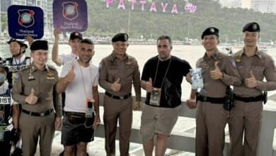 Pattaya boosts Songkran safety with drones and freebies