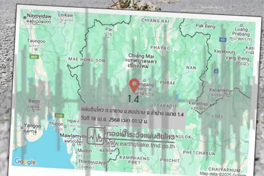 Midnight quakes jolt northern Thailand and Myanmar region | News by Thaiger