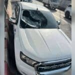 Cement block falls onto truck, driver injured on Rama II expressway