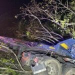 Ceiling panels crush driver in fatal Phatthalung truck crash