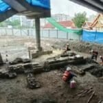 Mass grave unearthed at Bangkok train station site | Thaiger