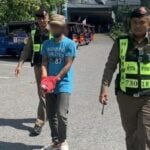 Thai man arrested on train after faking gunshot story