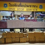Butt of the bust! Cops stub out 3 million baht cig smuggling racket