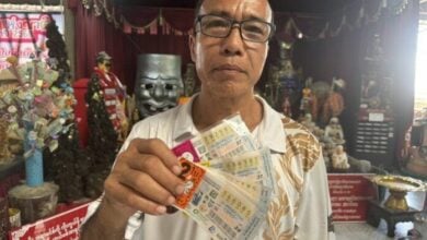 Nakhon Phanom man credits lottery win to sacred numbers