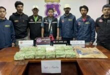 Thai police seize 12kg of meth worth 500,000 baht in Trang