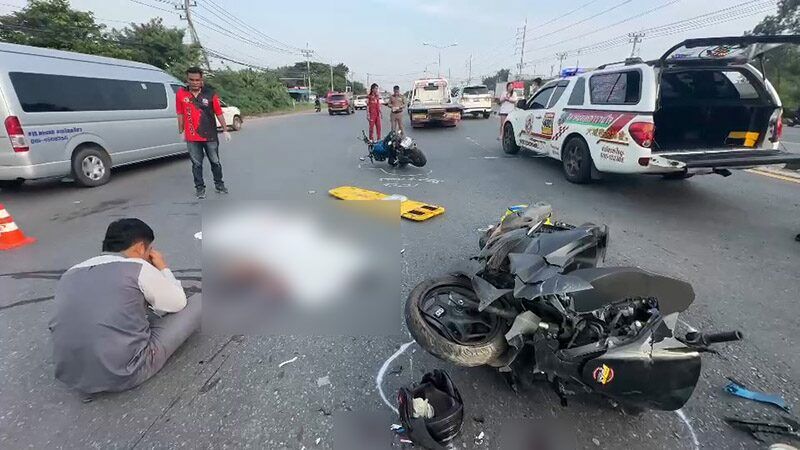 Pregnant woman dies in tragic Ayutthaya motorcycle accident