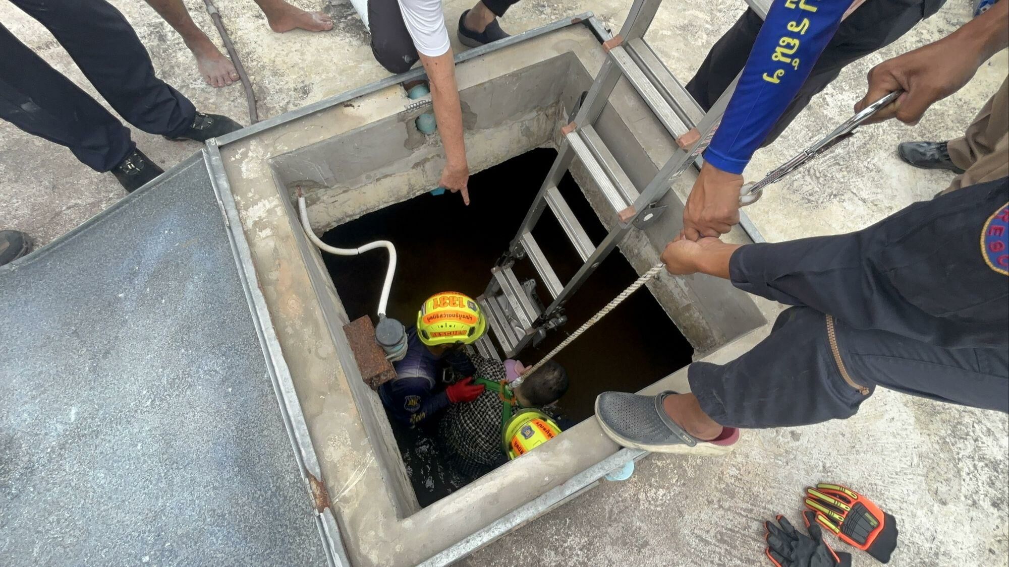 Chinese tourist rescued after rooftop water tank swim in Pattaya | News by Thaiger