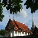 The fascinating and very odd murals at Wat Borom Niwat