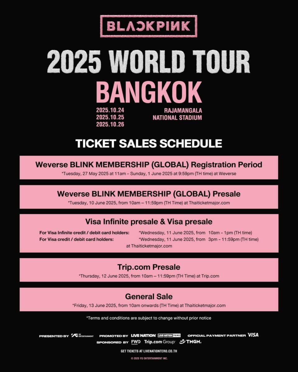 BLACKPINK is back: Bangkok gears up for epic ‘deadline’ tour stop | News by Thaiger