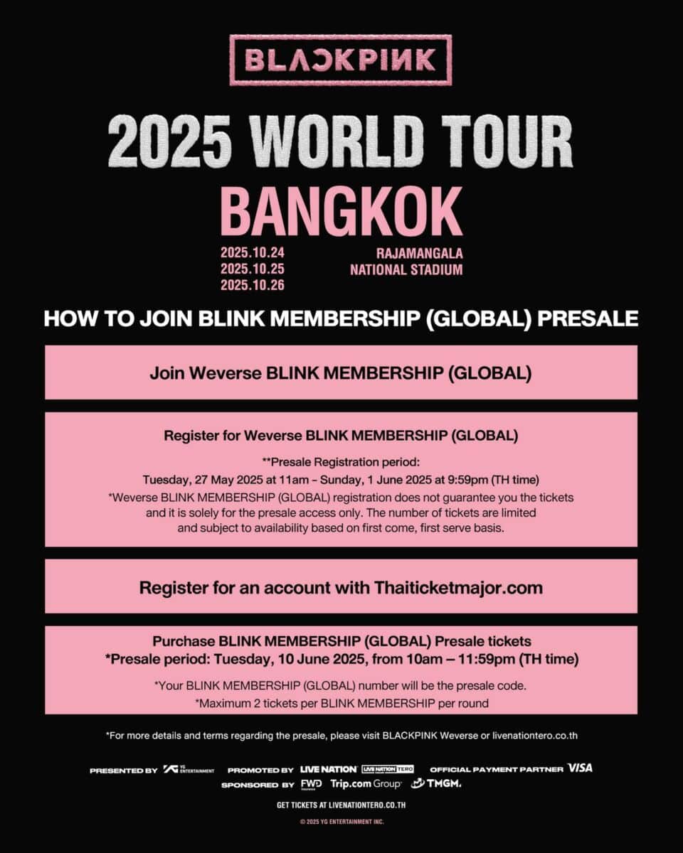 BLACKPINK is back: Bangkok gears up for epic ‘deadline’ tour stop | News by Thaiger
