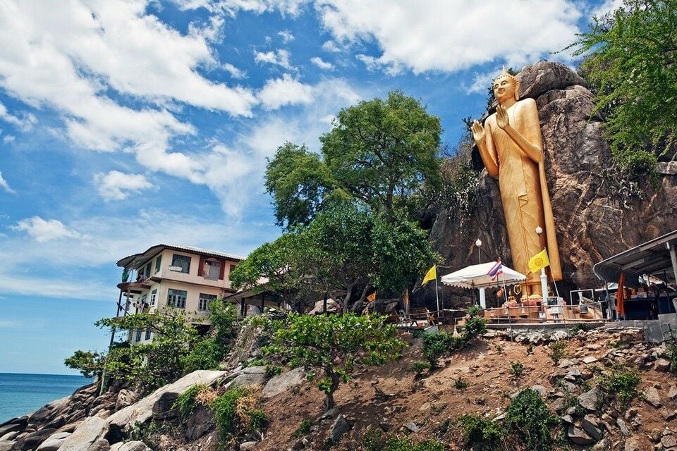 Big Buddha of Koh Samui, located at the Wat Phra Yai temple